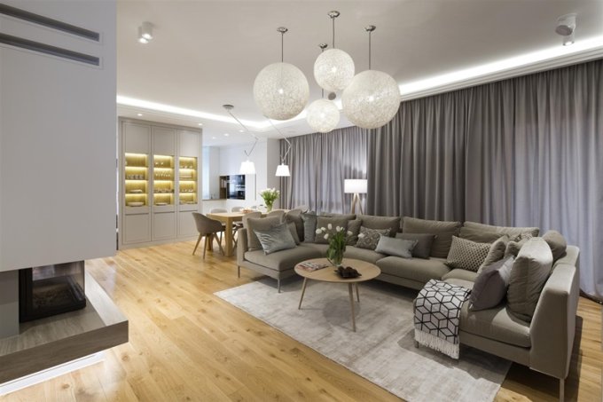 projekty salonu trendy